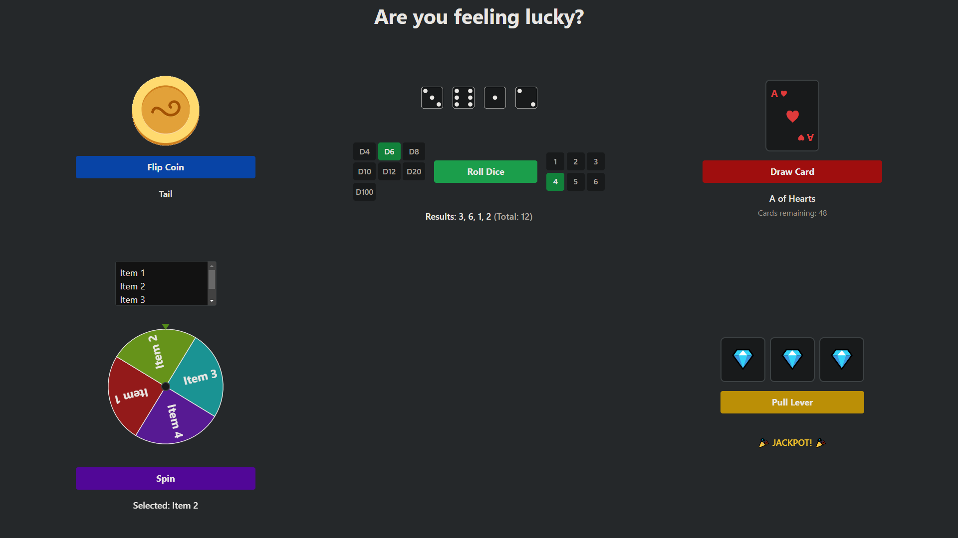 Random Generator App